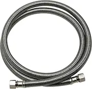 Fluidmaster B6W48 Dishwasher Connector (includes 3/8" elbow), Braided Stainless Steel - 3/8" Female Compression Thread x 3/8" Female Compression Thread, 4 Ft. (48") Length