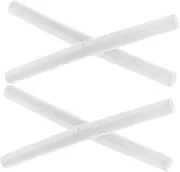 Ipetboom 4pcs Silicone Lip Applicator Eye Makeup Brushes with Travel Covers Soft Gentle Brush Heads for Lip Gloss Eyeshadow Concealer Stylish Glitter Accents for Go