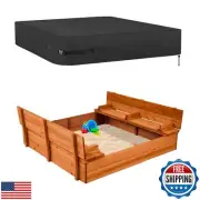 Kasla Sandbox Cover, Square Sandbox Cover Waterproof, Outdoor Toddler's Large