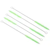 5Pcs 10"x3/8" Drinking Straw Cleaning Brush Nylon Cleaning Bottle Brush Green