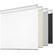 ChrisDowa 100% Blackout Roller Blind 31”W x 72"H Light Grey Cordless