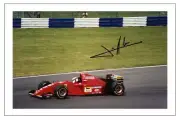 JEAN ALESI F1 AUTOGRAPH SIGNED 6x4 PHOTO PRINT FORMULA ONE