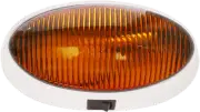 Optronics RVPL7AP Porch Light 1 Incandescent Bulb Amber Single With Switch
