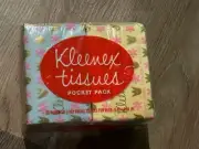 Vintage NOS Sealed 1960’s Kleenex Tissues Pocket Purse 12 Pack Floral Pastels