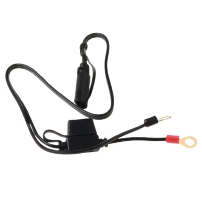 DC12-24V Motorcycle Battery Terminal Ring Sae Connector Harness Charger Adapter