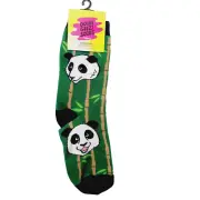 Women Boy Sock OOOH GEEZ! Panda Bear Bamboo China Mountains Cotton NWT NEW