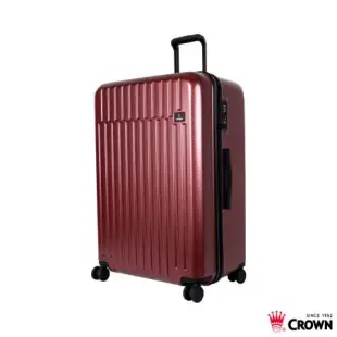 CROWN 皇冠 29吋拉鍊拉桿箱 雙層防盜拉鍊 行李箱