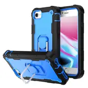 MCC Stylish Shockproof iPhone SE 2020 2nd Gen Case Cover Apple Heavy Duty [Black+Blue]