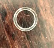 14mm Plastic Clear Plastic Bra Strap Lingerie Adjuster Loop Bikini Bra X 10