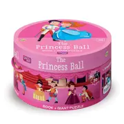 30pc Sassi Junior The Princess Ball Book & Giant Puzzle Jigsaw Game Kids 3y+
