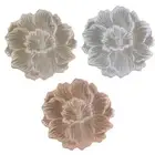Washable Table Mat Lotus-Shaped Cup Mat Nordic Style Place Mat