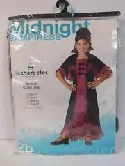 NEW ~ Child Halloween Costume Midnight Vampires In character Costumes Size 8