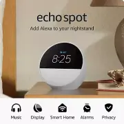 Amazon Echo Spot (Newest Model), Great for Nightstands, Offices and Kitchens, Sm