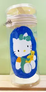 【震撼精品百貨】HELLO KITTY 凱蒂貓~HELLO KITTY日本SANRIO三麗鷗KITTY化妝包/筆袋-透明圓形熊*00679