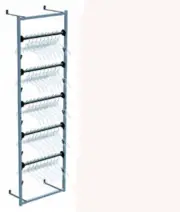 Retail Sort N Store Clothes Wall 55 Hanger Storage Organizer Rack New in Box