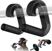 Neutral Grip Handles for Pull Up: Ergonomic Portable Hooks for Barbell Row Deadlift Resistant Bands for Home Gym Fitness Enthusiasts