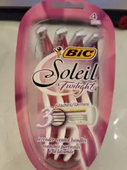BIC SOLEIL 3 blades 4 Razors Each 3Pack (12 Razors) Shavers For Sensitive Skin