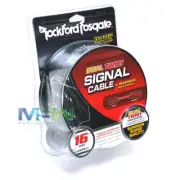 ROCKFORD FOSGATE RFIT-16 16 FT 2-CHANNEL CAR AUDIO RCA INTERCONNECT CABLE RFIT16