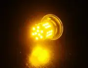 2x 45 LED Turn Signal Bulbs GSXR HAYABUSA ZX6 ZX10 ZX14 GTR1400 650R BAU15s 7507