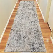 Sina Aster Grey Runner Rug