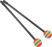DRESSOOS 2 pcs Musical Instrument Drum Mallet Comfortable Grip Snare Drum Sticks for Percussion Instruments Lightweight Crafted with Safe Materials for Beginners