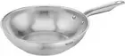 Tefal E4921925 Virtuoso Stainless Steel Induction Wok Pan, 28 cm