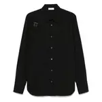 [Alexander Mcqueen] Alexander Mcqueen Buckle-detailed Shirt 40 CM BLACK