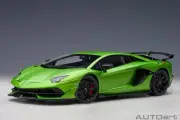 1/18 Lamborghini Aventador SVJ Verde Alceo Matt Green Model Car By AUTOart 79178