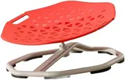 MYCENSE Kids Swivel Chair Rotating Seat Sensory Toy Wobble Chair for Boys Girls Improve Balance, Red
