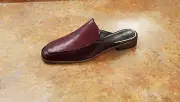 New! Rag & Bone 'Aslen' Loafer Mule Slides Burgundy 7.5 US 37.5 Eur. MSRP $375