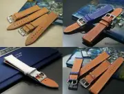 20mm /17mm Genuine Calf leather watch band bracelet strap compatible with HERMES