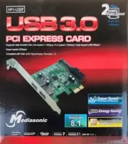 Mediasonic 2 port USB 3.0 pci-e add-on controller Full-height