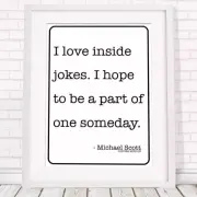 500968 Michael Scott Quote - The Office **** 24x18 WALL PRINT POSTER
