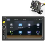 2DIN Car MP5 Player For Carplay Android Auto Bluetooth USB FM AUX W/Free Camera
