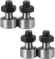 CF12/KR30 Steel Cam Follower Bolt-Type Needle Roller Bearing 4Pcs