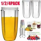 2/4pc 32oz COLOSSAL CUP LARGE TALL for NUTRIBULLET Nutri Bullet 600 900w Blender