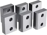 Anbull Electric Rebar Cutter Blades for 5/8Inch 16mm #5 Electric Rebar Cutter 6 Pcs Blades with 12 Hexagon Screw and 12 Spring Washer
