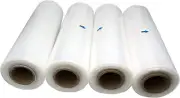 Tripact 11" x 14" LDPE Clear Plastic Flat Open Poly Bag 1.25 mil - 4 Rolls