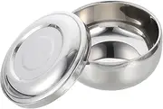 1pc Stainless Steel Shaving Bubble Bowl for Men Practical Foaming Container Durable Capacity for Rich Lathering for Home Use Fine Workmanship
