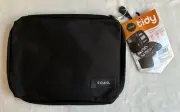 NEW Soar Tidy Accessory Pouch Black Protection Case Electronic Organizer Zipper