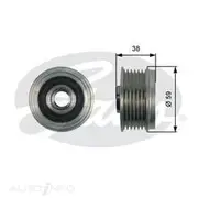 Gates Alternator Pulley - OAP7168