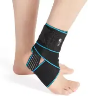 Ankle Support Brace, Adjustable Compression Ankle Braces for Sports Protection,