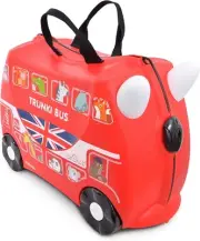 Trunki Children's Ride-On Suitcase Boris The London Bus, Red