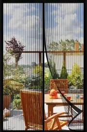 Magnetic Screen Door, Keep Bugs Out, Pet & Kid Friendly，Works with Front