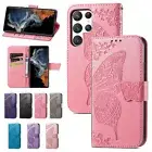 Magnetic Flip Wallet Stand Butterfly Case For Samsung Galaxy A06 A16 A15 A13 A73