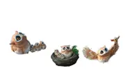 Resin Owl Ornaments Figurin Statues Home Office Garden Decor Signs Gift