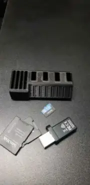 USB drive, SD card and micro card holder, hold multiple drives in one spot
