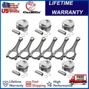 3.0 TFSI Engine Pistons Kit + Con Rods For VW Audi A4 A5 S4 S5 A6 A7 A8 Q5 Q7 V6 (for: Audi)
