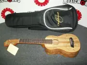 NEW Oscar Schmidt OU18K Spalted Maple Soprano Ukulele & Gig Bag! A5
