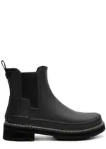Hunter Refined Rubber Chelsea Boots - Black - 40 (IT40 / UK7) 40 (IT40 / UK7)